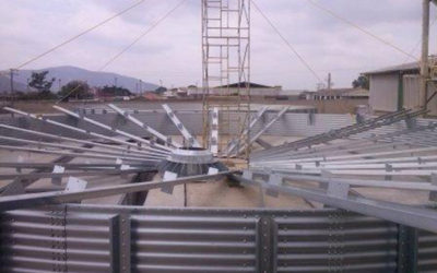 Assembly of a New Grain Storage System in Venezuela