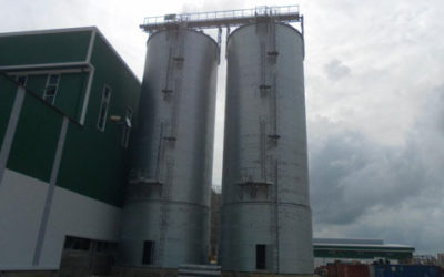 Carlsberg’s Myanmar new malt and rice grain silos in operation