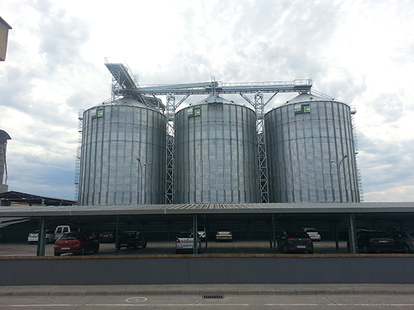 Torres en Inslatalacion de silos Lerida