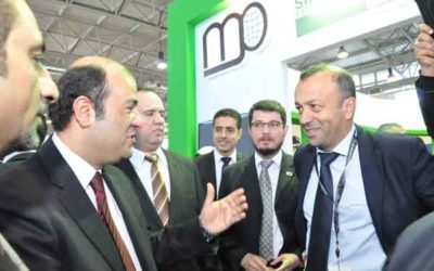 Egyptian Minister of Supply & Commodities visits our Booth at GrainTech Egypt