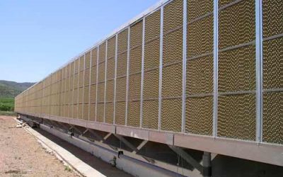 Performance of evaporative cooling on a farm