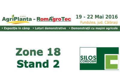 We’ll be showcasing our grain storage systems and turnkey projects at Agriplanta 2016 (Romania)