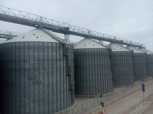 Silos de chapa galvanizada ondulada TRANSPORTE DE ALIMENTACIÓN