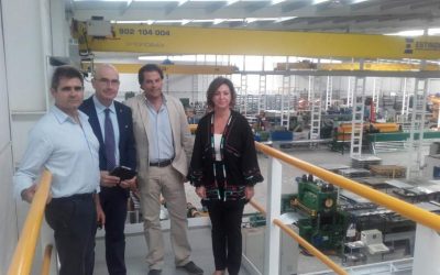 La alcaldesa y el delegado de Economía visitan la nueva sede en el parque tecnológico