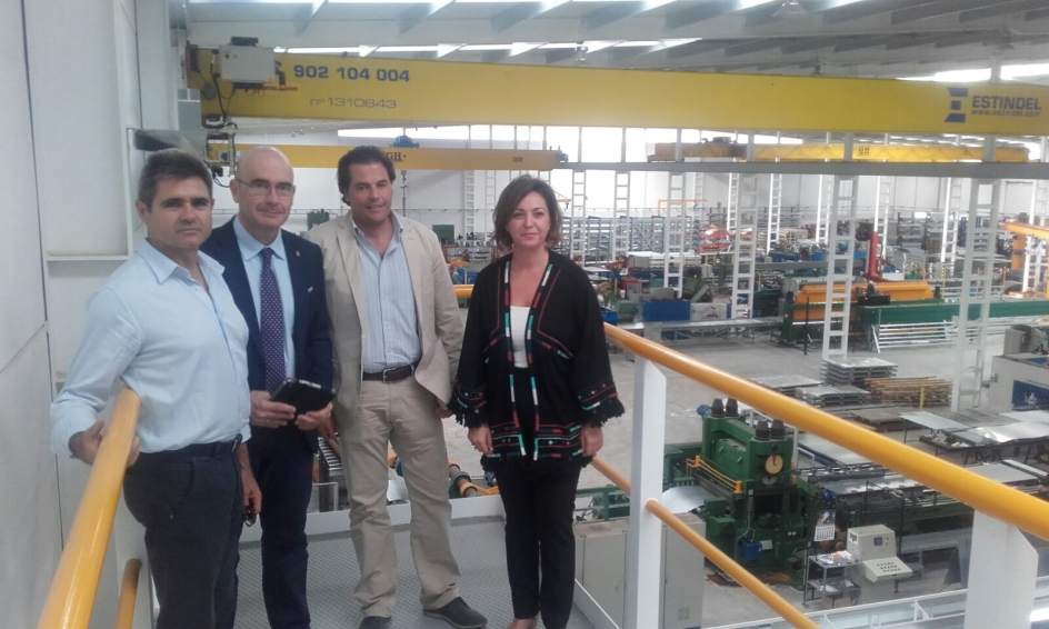 The Mayor of Córdoba and the Delegate of Economy Visit the New Silos Córdoba’s Headquarters