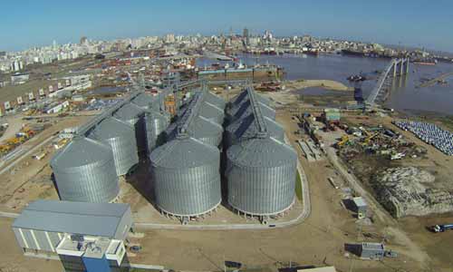 Gandaria constrói o maior terminal graneleiro de Uruguay