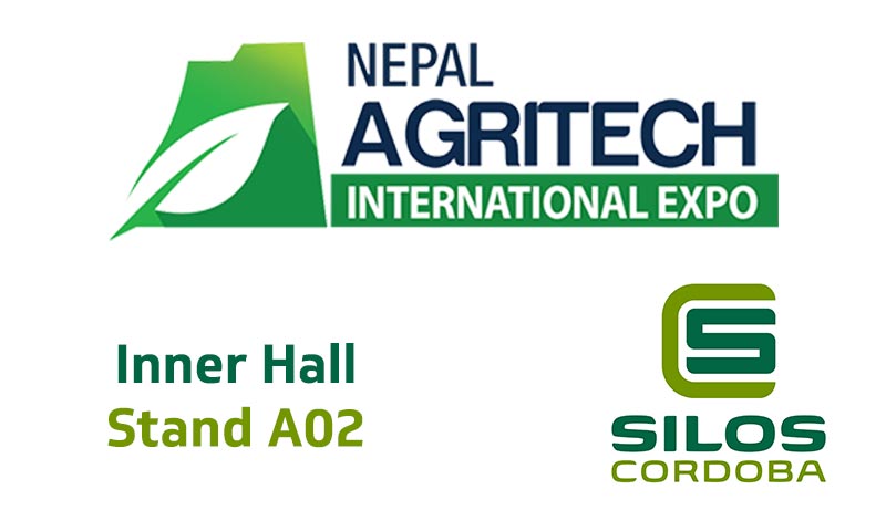 Exponemos nuestros silos para almacenamiento de grano en Nepal Agritech Internacional Expo