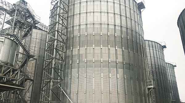 Wheat storage plant in Italy