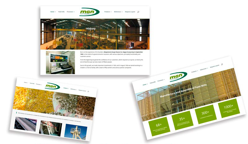 Announcing the new website of our company, MGN, specialising in feed mills