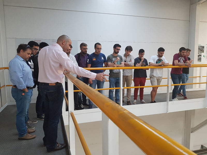 Students of the master’s degree in Industrial Engineering from Córdoba University visited silos manufacturer Silos Córdoba