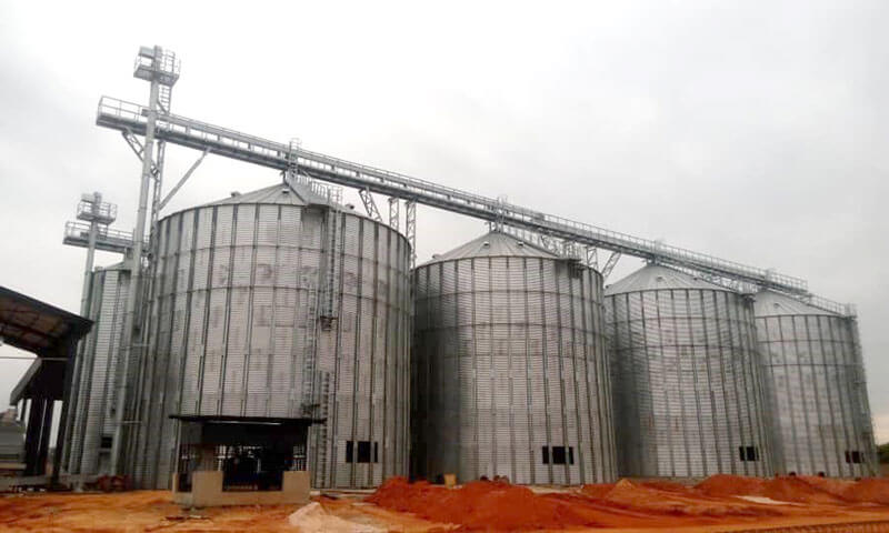 Neue Siloanlage in Owerri, Bundesstaat Imo in Nigeria