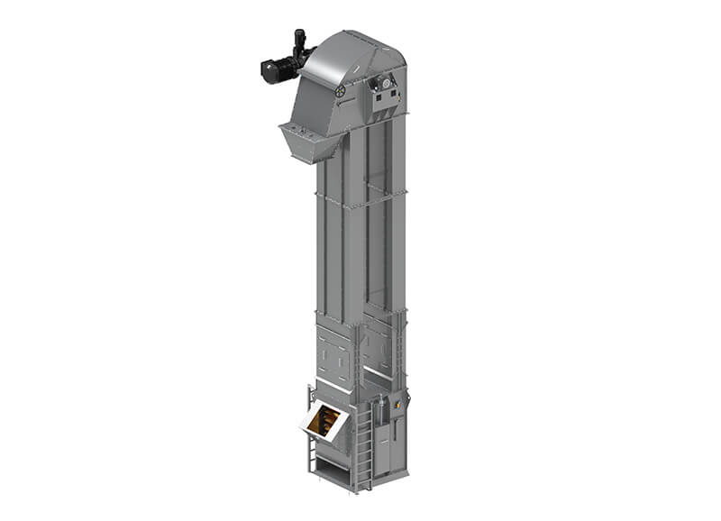 Redesign of the Heavy-Duty Bucket Elevator Optimised to Operate 24 Hours a Day