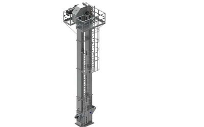 Novos elevadores de canecas de gama industrial que incorporam soluções da gama pesada