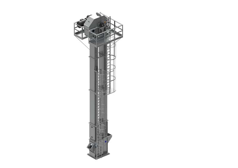 New industrial bucket elevators incorporating heavy-duty features