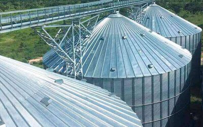 The assembly of the corn storage plant in Angola is ready