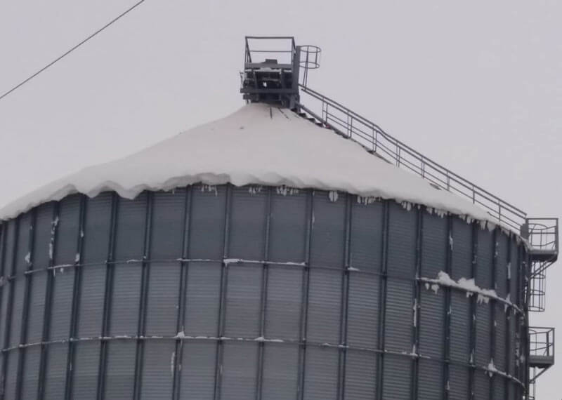 Silos designed to withstand snow loads: elements to be taken into account