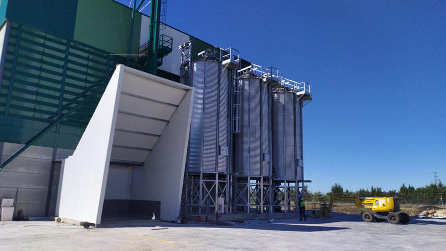 Installation de trois nouveaux silos dans la Cooperative Nuestra Señora de los Remedios