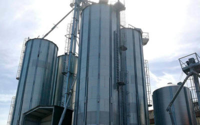 Silos for the storage of tiger nuts in Spain