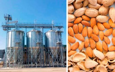 Advantages of almond drying and storage in silos