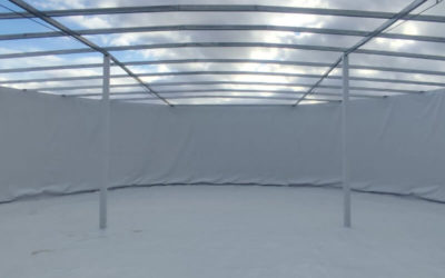 New 500 m³ Water Tank with Flat Roof