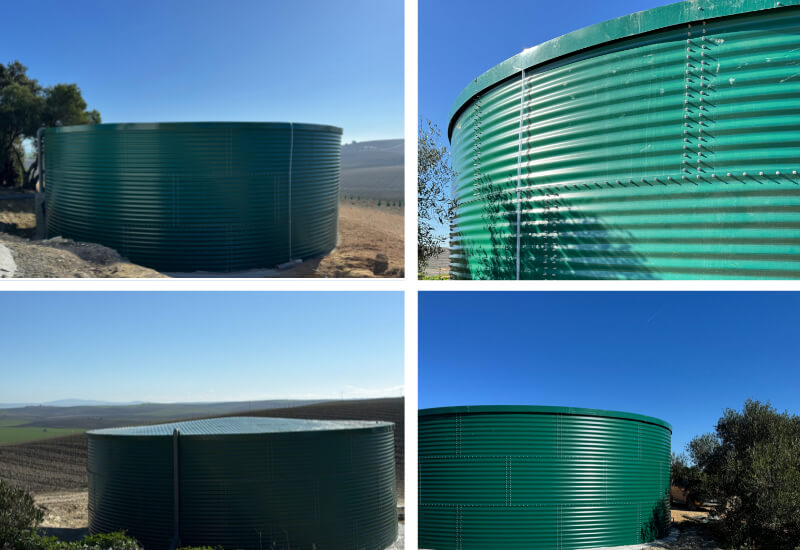 Water Tanks for Olive Grove Irrigation and Care