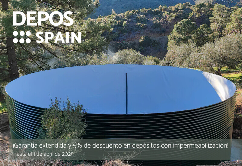 Promotion spéciale sur les réservoirs en acier DeposSpain®